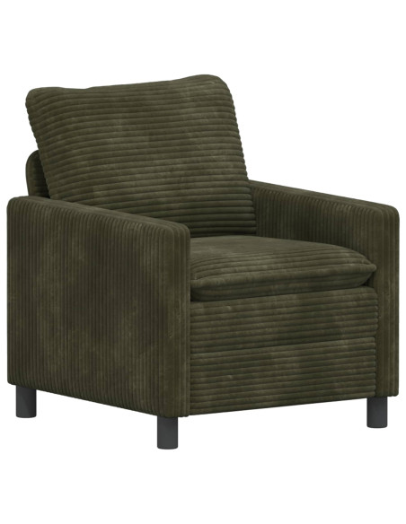 Set di divani 2 pcs Verde Poliestere