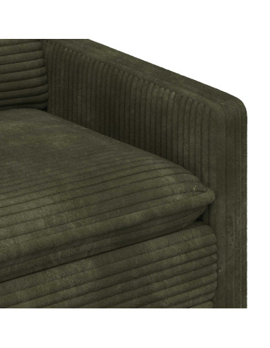 Set di divani 2 pcs Verde Poliestere