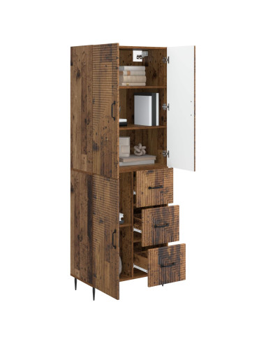 Set di armadi 2 pcs Legno antico 66 x 34,5 x 89,5 cm