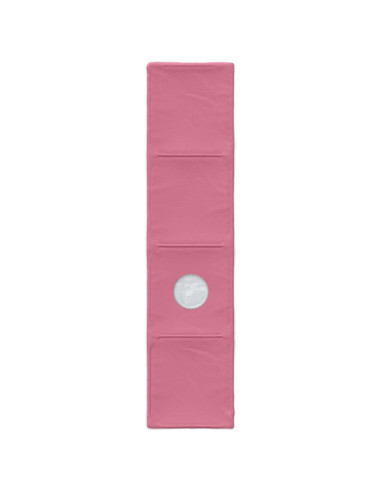 Letto con Tunnel 4 pcs Rovere Artigianale e Rosa