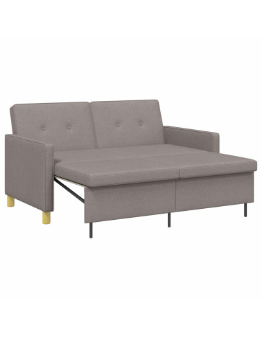 Divano Letto Estraibile Tortora Tessuto