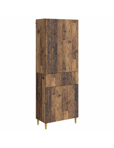 Set di armadi 2 pcs Legno antico Legno ingegnerizzato