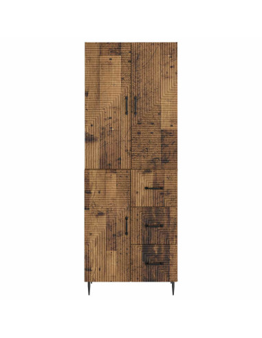 Set di armadi 2 pcs Legno antico 66 x 34,5 x 89,5 cm