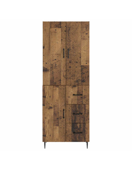 Set di armadi 2 pcs Legno antico 66 x 34,5 x 89,5 cm