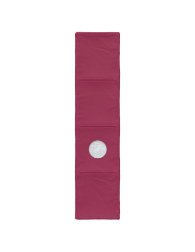 Letto con Tunnel 4 pcs Rovere Artigianale e Rosso