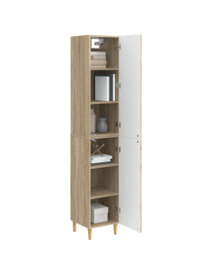 Set di armadi 2 pcs Rovere Sonoma Legno ingegnerizzato 2