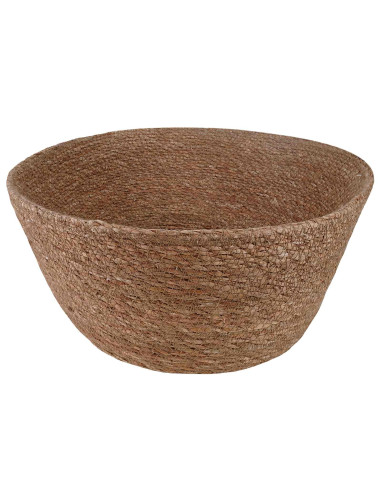 Vaso da fiori con manici Naturale Ø 45 x 36 cm 100% Erba marina