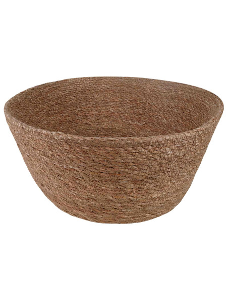 Vaso da fiori con manici Naturale Ø 45 x 36 cm 100% Erba marina