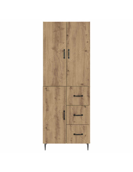 Set di armadi 2 pcs Rovere Artigianale 66 x 34,5 x 89,5 cm