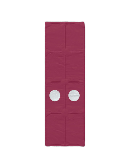 Letto alto per bambini con scrivania Bianco e Rosso