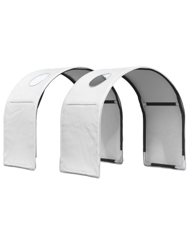 Letto con Tunnel 4 pcs Rovere Artigianale e Bianco