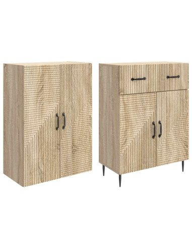 Set di armadi 2 pcs Rovere Sonoma 66 x 34,5 x 89,5 cm