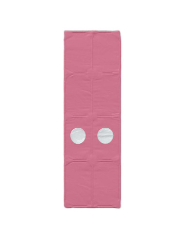 Letto Alto per Bambini con Tunnel Bianco e Rosa