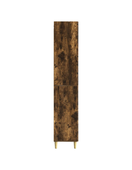 Set di armadi 2 pcs Rovere Fumo Legno ingegnerizzato
