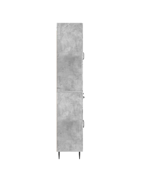 Set di armadi 2 pcs Grigio Cemento 66 x 34,5 x 89,5 cm
