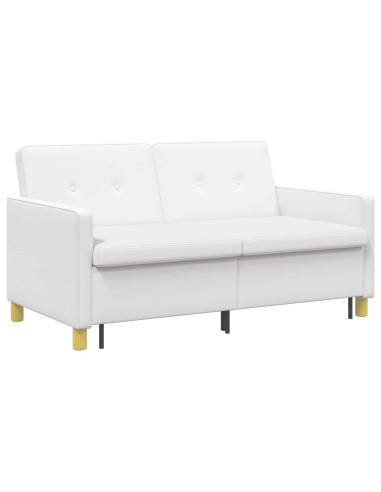 Divano Letto Estraibile Bianco Tessuto