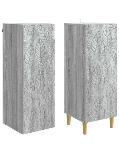 Set di armadi 2 pcs Sonoma grigio Legno ingegnerizzato