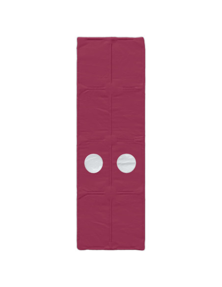 Letto Alto per Bambini con Tunnel Bianco e Rosso