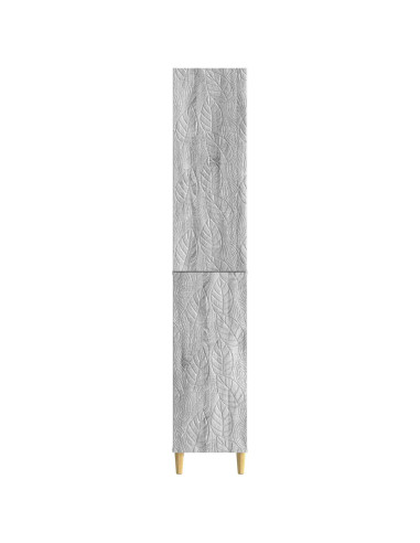 Set di armadi 2 pcs Sonoma grigio Legno ingegnerizzato