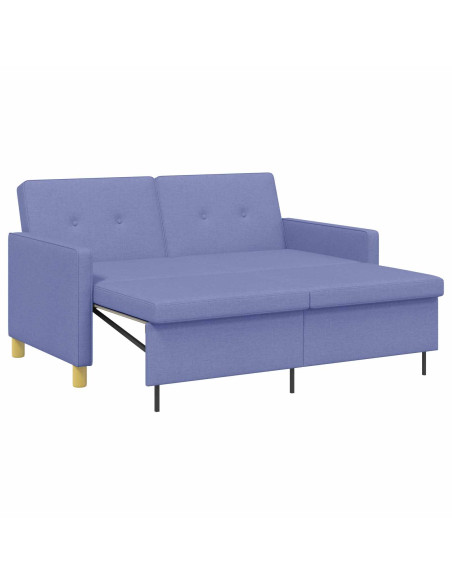Divano Letto Estraibile Blu jeans Tessuto