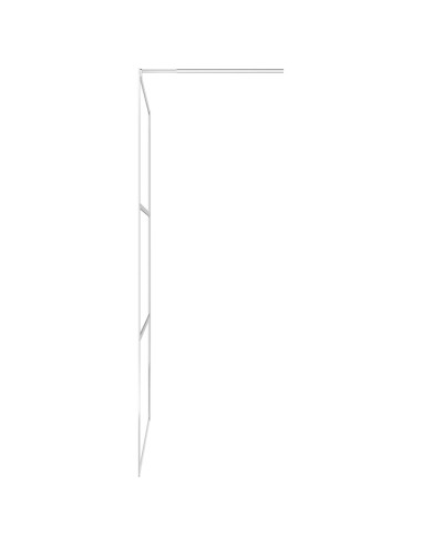 Parete per Doccia Walk-in Vetro Semi Smerigliato ESG 115x195 cm
