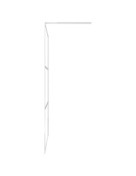 Parete per Doccia Walk-in Vetro Semi Smerigliato ESG 115x195 cm