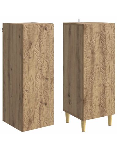 Set di armadi 2 pcs Rovere Artigianale Legno ingegnerizzato