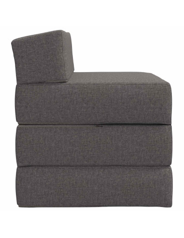 Divano Letto Pieghevole Grigio Chiaro 70 x 60 x 63 cm Tessuto