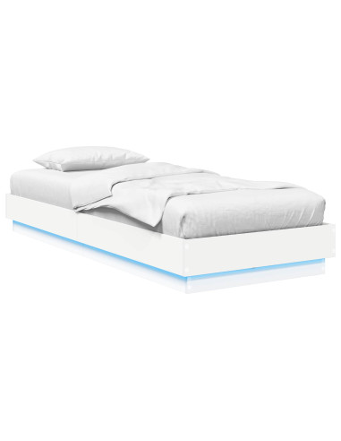 Letto con LED Bianco 80 x 200 cm Legno ingegnerizzato