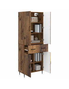 Set di armadi 2 pcs Legno antico 66 x 34,5 x 89,5 cm 2