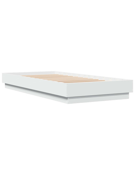 Letto con LED Bianco 80 x 200 cm Legno ingegnerizzato