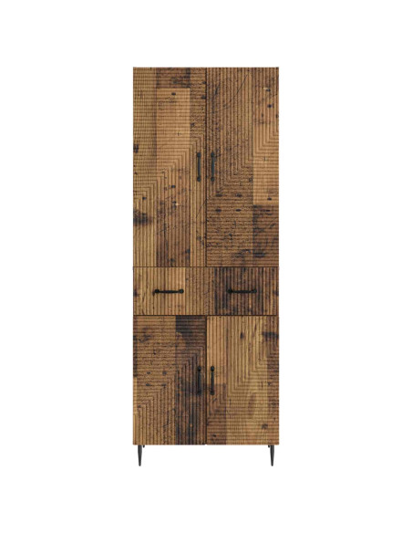 Set di armadi 2 pcs Legno antico 66 x 34,5 x 89,5 cm