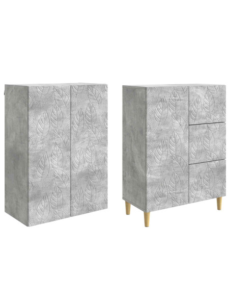 2 pcs Grigio Cemento