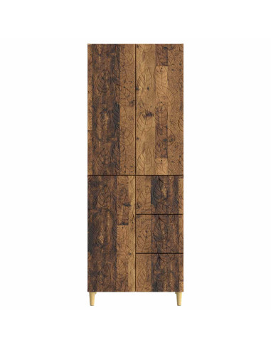 2 pcs Legno antico