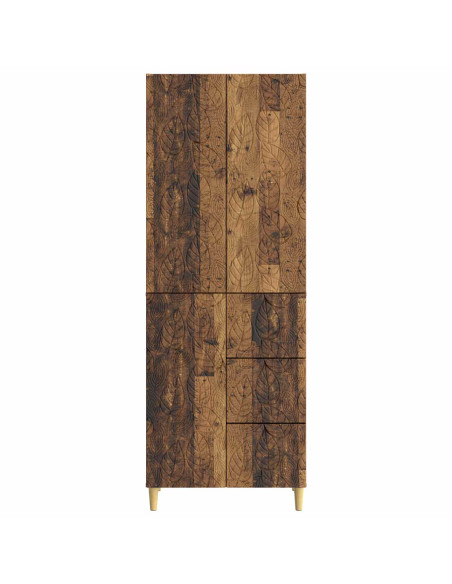 2 pcs Legno antico