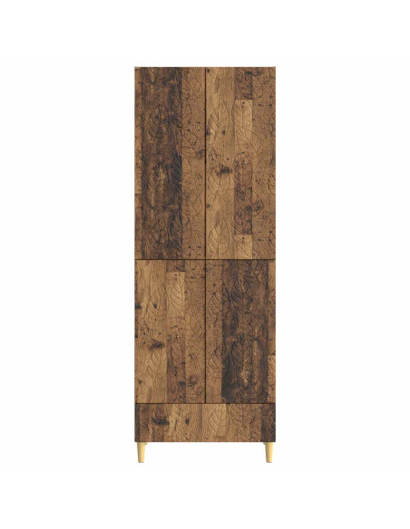 Set di armadi 2 pcs Legno antico Legno ingegnerizzato