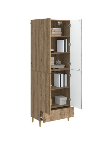 Set di armadi 2 pcs Rovere Artigianale Legno ingegnerizzato