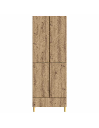 Set di armadi 2 pcs Rovere Artigianale Legno ingegnerizzato