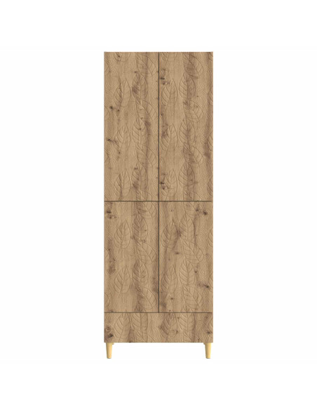 Set di armadi 2 pcs Rovere Artigianale Legno ingegnerizzato
