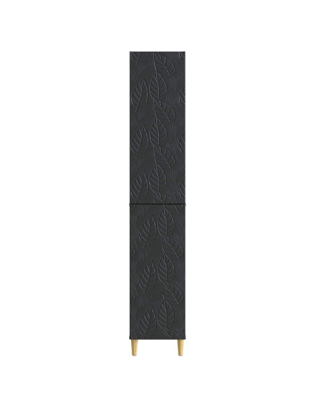 Set di armadi 2 pcs Nero Legno ingegnerizzato
