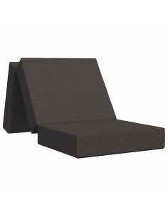 Divano Letto Pieghevole 90 x 67 x 45 cm Grigio Scuro