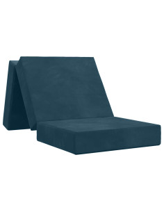 Divano Letto Pieghevole 90 x 67 x 45 cm Blu
