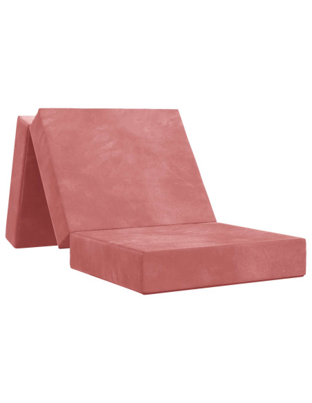 Divano Letto Pieghevole 90 x 67 x 45 cm Rosa