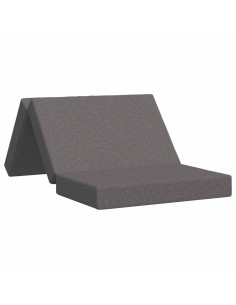 Divano Letto Pieghevole 100 x 67 x 45 cm Grigio Chiaro