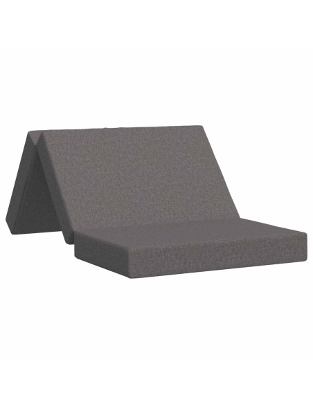 Divano Letto Pieghevole 100 x 67 x 45 cm Grigio Chiaro