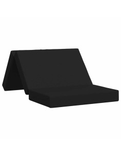 Divano Letto Pieghevole 100 x 67 x 45 cm Nero