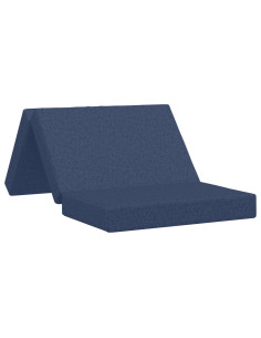 Divano Letto Pieghevole 100 x 67 x 45 cm Blu
