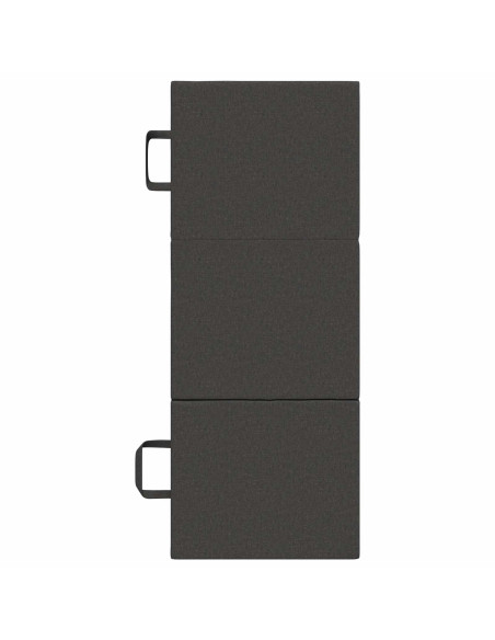 Divano Letto Pieghevole 90 x 67 x 45 cm Grigio Scuro