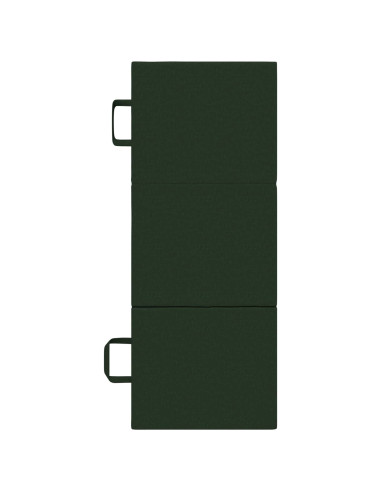 Divano Letto Pieghevole 90 x 67 x 45 cm Verde Scuro