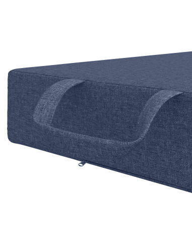 Divano Letto Pieghevole 90 x 67 x 45 cm Blu